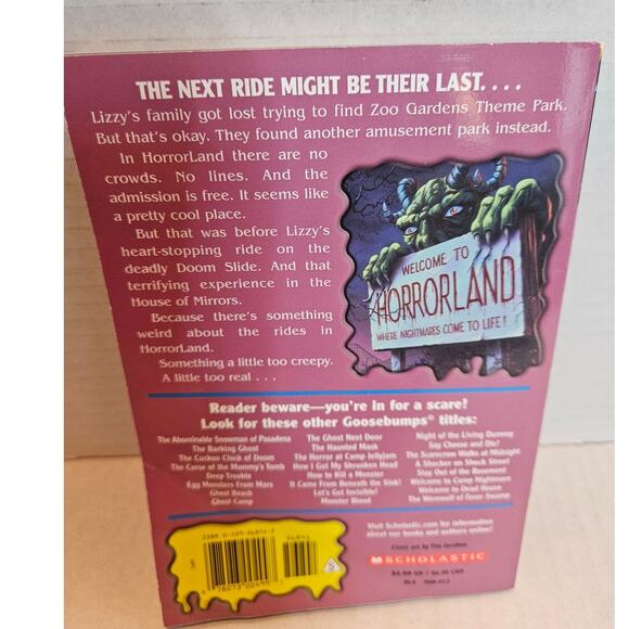 Goosebumps Horror Places set of 4 Werewolf, Mutant, Snowman, Swamp Scary Comic - Picture 3 of 9